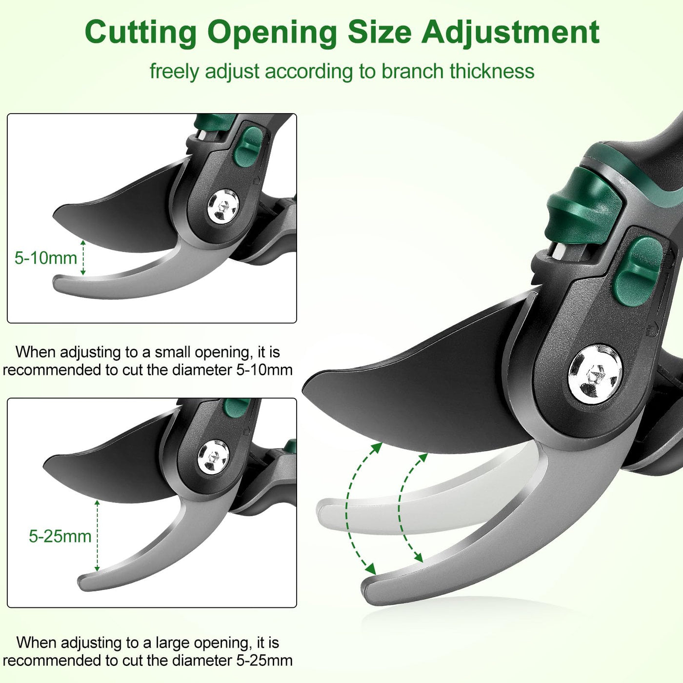 SK-5 Bypass Garden Pruning Shears with Safety Lock