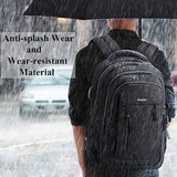 Travel Laptop Backpack, Water Resistant College School Computer Bag Gifts with USB Charging Port for Men & Women Fits 15.6 Inch Notebook