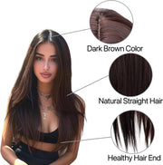 28-Inch Long Straight Synthetic Wig – Multiple Colours