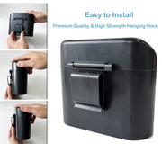 Compact Lidded Car Bin with 120 Liners & 4 Hooks