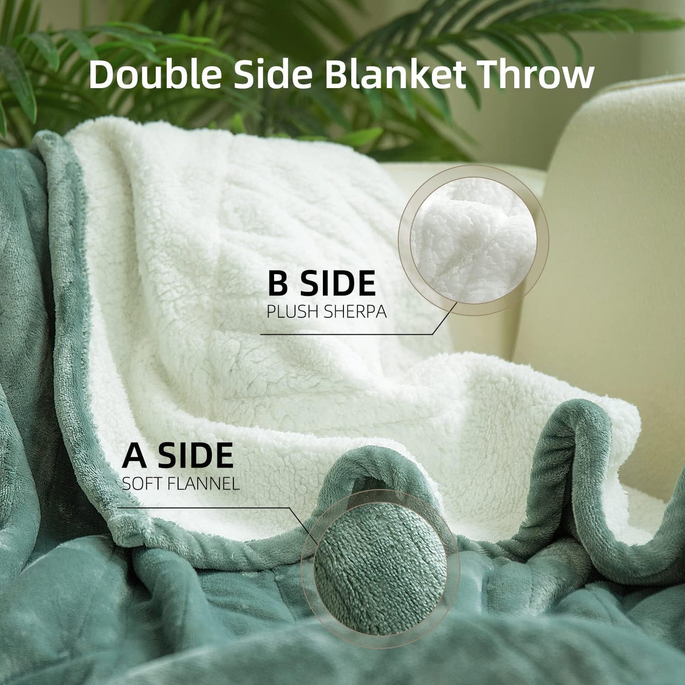Silky Plush Electric Heated Throw Blanket – 6 Heat Levels, 10H Auto-Off, Machine Washable