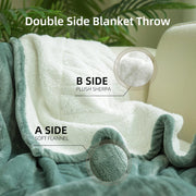 Silky Plush Electric Heated Throw Blanket – 6 Heat Levels, 10H Auto-Off, Machine Washable
