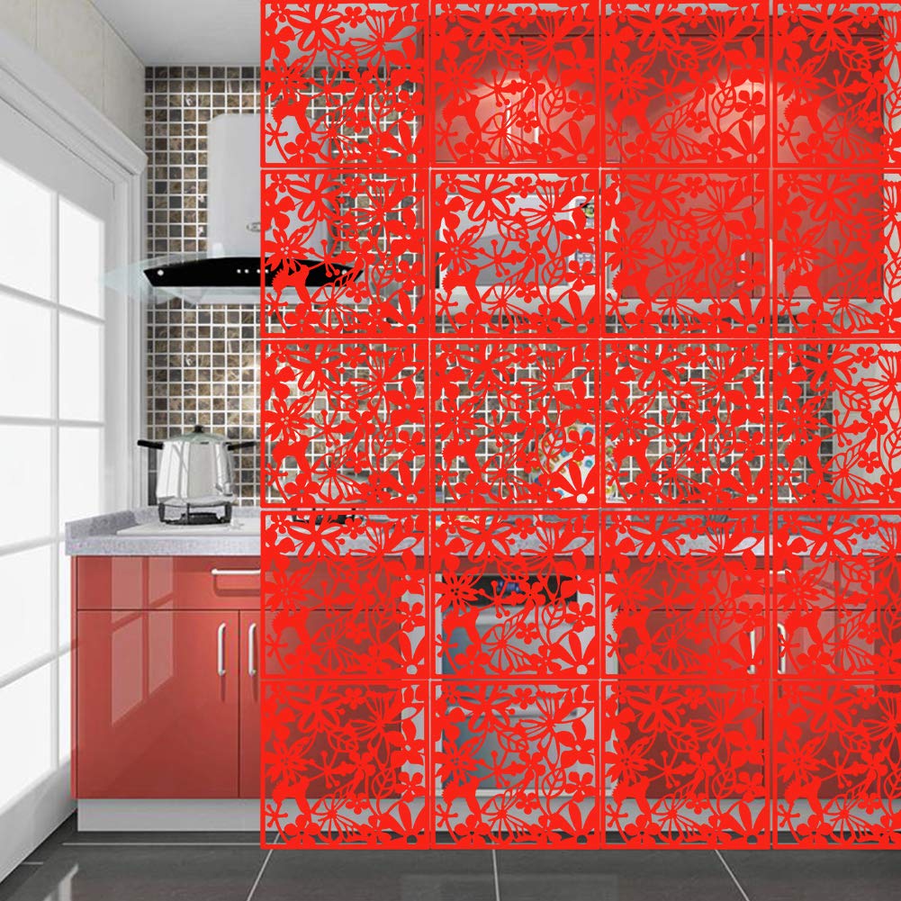 12-Piece 40cm Decorative Hanging Divider Panels – 3 Colours