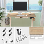 100 × 60 cm Electric Standing Desk with Drawers