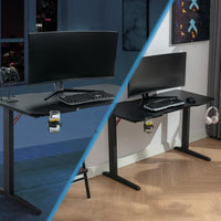 120 cm Gaming Desk with Cup Holder & Headphone Hooks