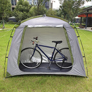 Silver-Coated Outdoor Bicycle Storage Tent