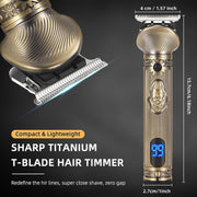 Beard Trimmer for Men, Electric Razor Shavers for Men w/Case, Cordless Hair Clipper T-Blade Trimmer, Mens Grooming Kit for Nose Ear Body Face Mustache -180 Mins Shaving, Father Gifts for Him