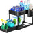 Puricon 1 Pack Under Sink Organizers and Storage Pull Out Sliding Drawer, 2 Tier Multi-Purpose Kitchen Under The Sink Organizer Under Bathroom Sink Shelf Storage Rack for Countertop Laundry -Black