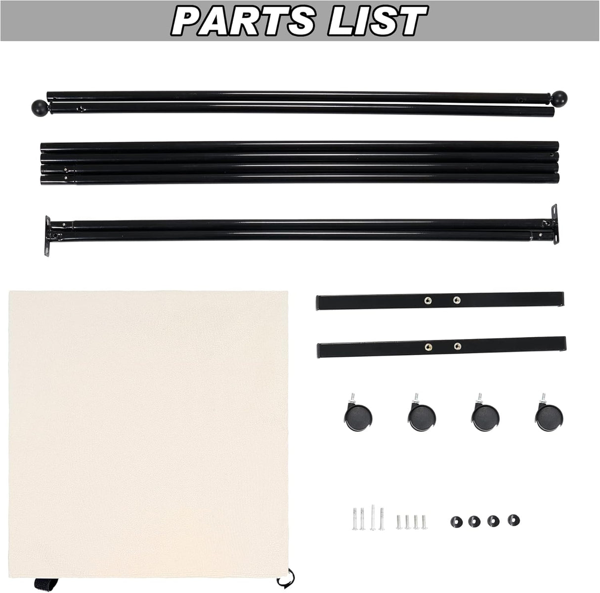 SIMFLAG 6FT Single Panel room divider with Wheels,Rolling Fabric room dividers for Partition privacy screens,Freesting Wall Divider for Home Office,Hospital,(Beige)