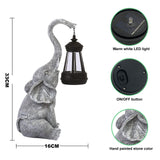 Elephant Statue for Garden Decor with Gift Appeal - Ideal Gifts for Women, Mom or Birthdays, Beautifully Crafted Outdoor & Home Decor to Wow Your Guests (33.5 CM Elephant)