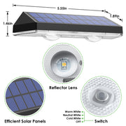 8-Pack Solar Fence Lights – 3 Colour Temperatures
