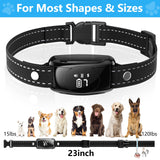 [2025 Upgrade] No Shock Dog Bark Collar with 4 Modes, Dog Training Collar with Remote, IPX7 Waterproof Bark Collar for Most Breed Sizes, Safe No Shock Bark Collar for Garden & Courtyard Use