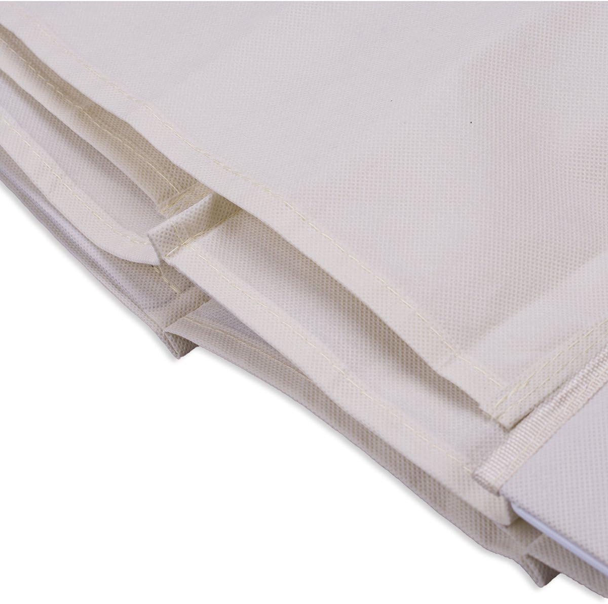 LONGTEAM Hanging Purse Handbag Organizer Homewares Nonwoven 10 Pockets Hanging Closet Storage Bag