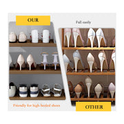 2-in-1 Hall Tree with Shoe Rack, 10 Hooks & 5 Shelves