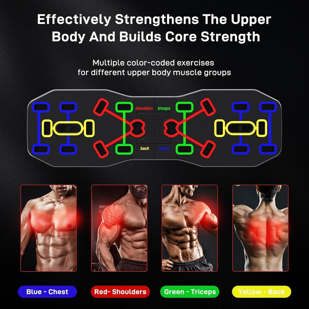 Foldable 10-in-1 Push-Up Board