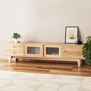 180 cm Pine TV Cabinet with Storage Drawer
