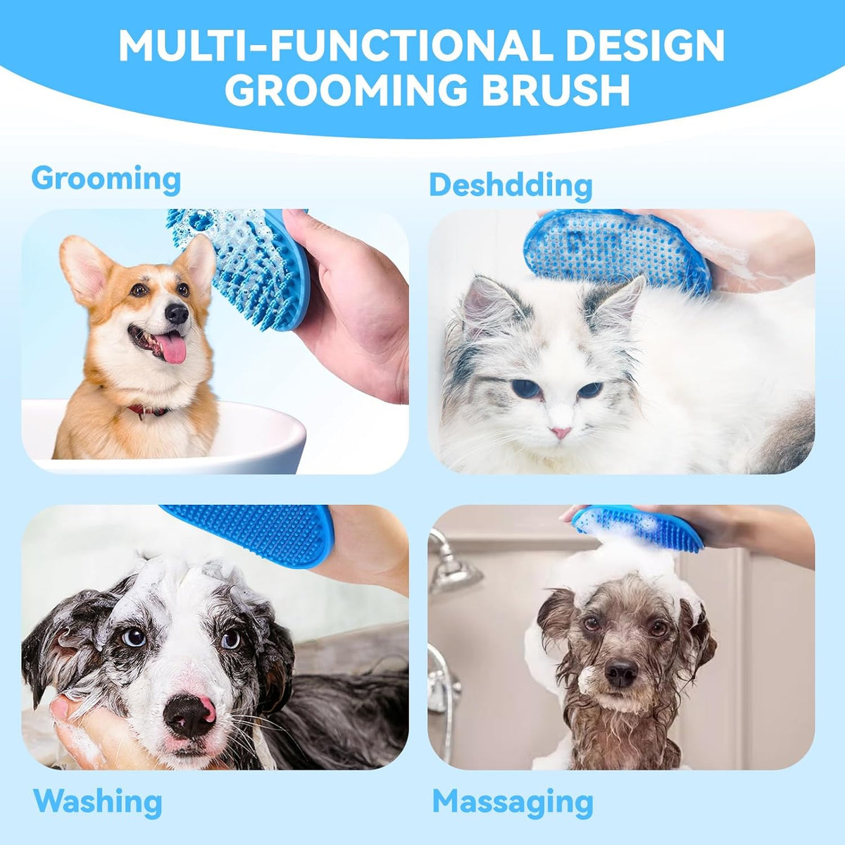 Silicone Dog Paw-Cleaning Cup with 3 Absorbent Towels
