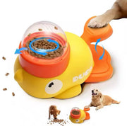 Duck-Shaped Interactive Dog Treat Dispenser Toy