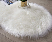 60 × 180 cm Pink Faux-Sheepskin Fur Runner