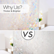 Rainbow-Effect Static-Cling Window Film – 10 Options