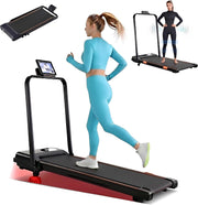 5 in 1 Vibration Walking Pad Treadmill 18% Incline 14km/h Vibrating Machine Plate APP Control Full Size Under Desk Electric Compact Portable Jogging Running Shock Absorption Non-Slip Low Noise