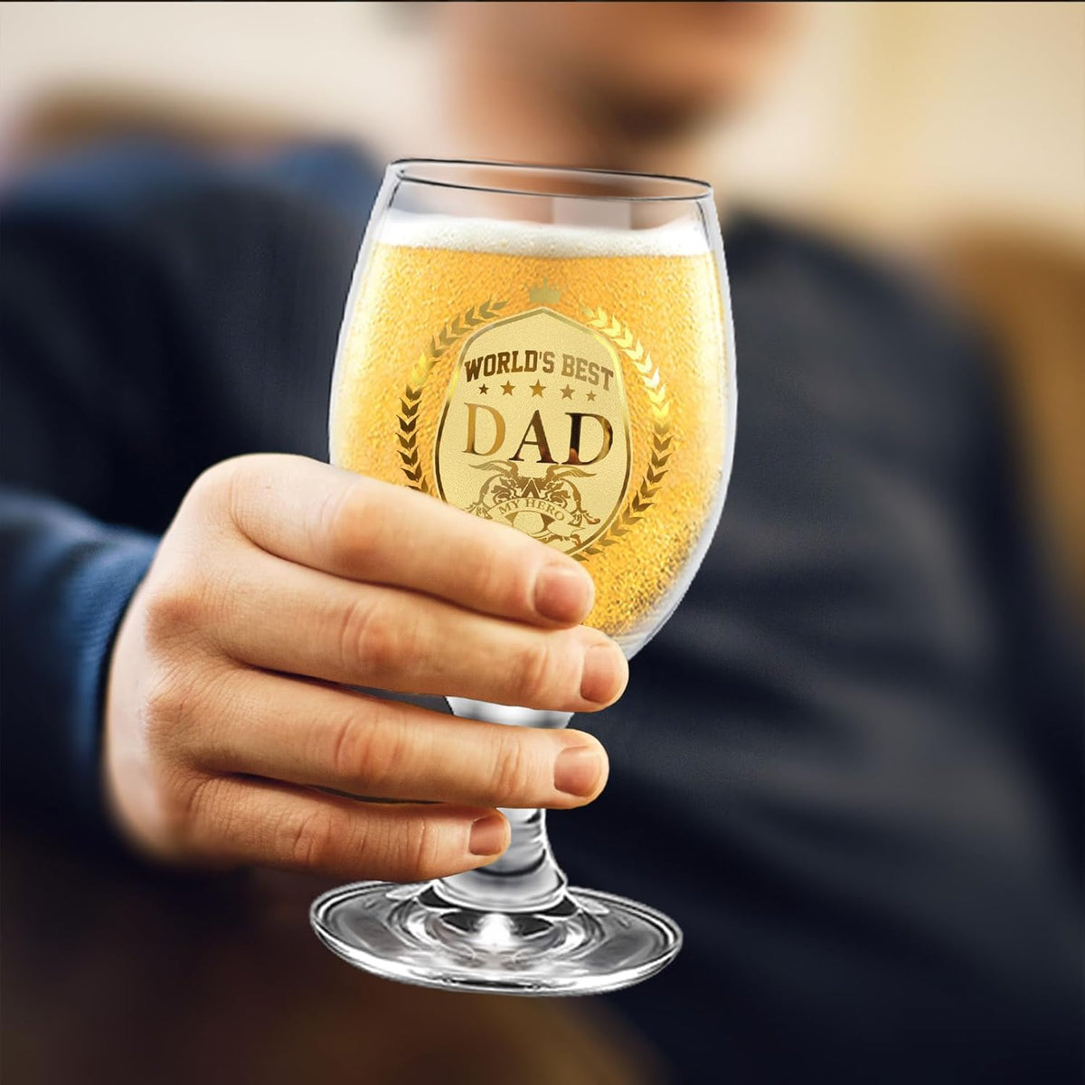 Dad or Grandad 5-Piece Beer Glass Gift Set