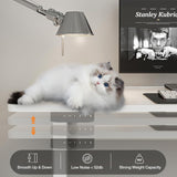 UMOMO 120 x 60cm Electric Standing Desk, Height Adjustable Sit Stand Desk with Splice Board, Workstation Computer Desk with Cable Management for Home Office (White Top White Frame)