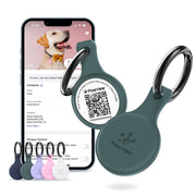 NFC & QR Smart Pet ID Tag – 6 Colours