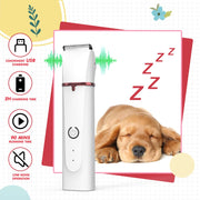 Cordless Multi-Head Pet Grooming & Nail-Care Kit