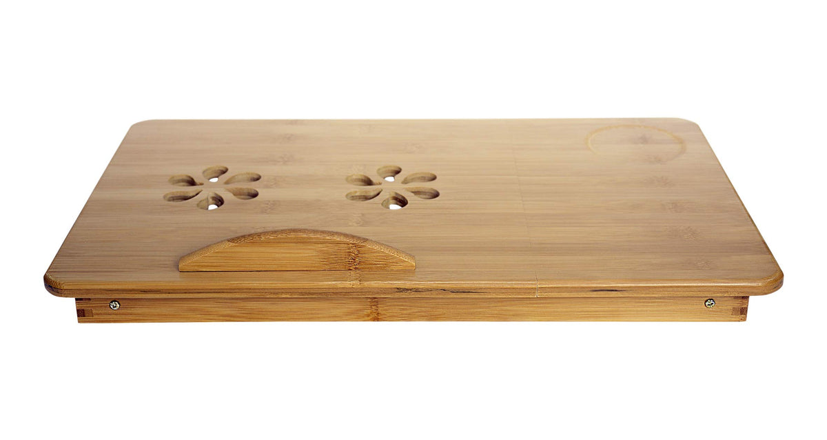 Foldable Bamboo Laptop Bed Desk & Tray