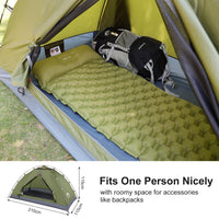 Night Cat 1-Person Lightweight Backpacking Tent with Vestibule