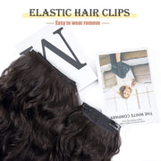 20-Inch Wavy Clip-In Hair Extensions – 4-Piece Blonde Highlight Set