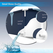 140 cm Extra-Large Foldable Soaking Bathtub with Cover