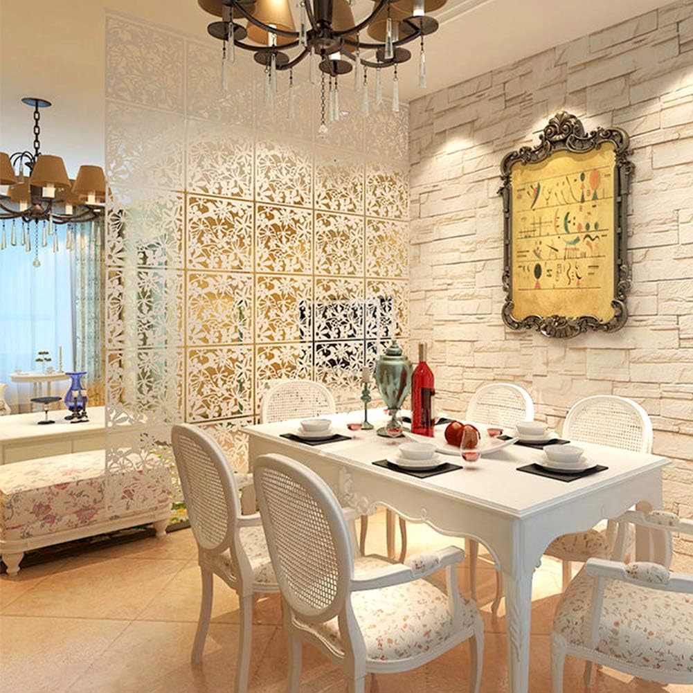 12-Piece 40cm Decorative Hanging Divider Panels – 3 Colours