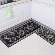 2-Piece Cushioned Kitchen Mat Set – 43 × 74 & 43 × 119 cm