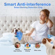 Dog Bark Collar- Rechargeable Bark Colla, Humane No Shock Barking Collar- with Vibration & Beep- Bark Collar for Small Medium Large Dogs- Anti Barking Collar - No Remote
