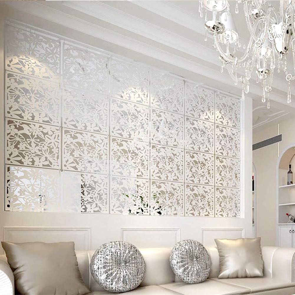 12-Piece 40cm Decorative Hanging Divider Panels – 3 Colours