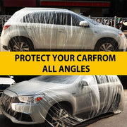 Clear Temporary Vehicle Cover – 4 Sizes
