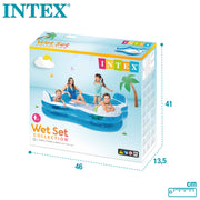Intex 229 cm Family Lounge Pool with 4 Seats – 990 L