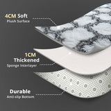 LLarge Area Rugs for Living Room, Ultra Soft Indoor Modern Fluffy Bedroom Carpets, Washable Furry Throw Rugs Area Carpets for Children Bedroom Home Decor Nursery Rug (White/Black, 200 x 300 CM)