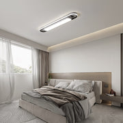 Modern LED Ceiling Light, 36.2" Flush Mount Ceiling Lamp,Metal Ceiling Chandelier Lighting Fixture for Living Room Bedroom Dining Room Office Hallway Aisle (White Light)