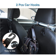 Compact Lidded Car Bin with 120 Liners & 4 Hooks