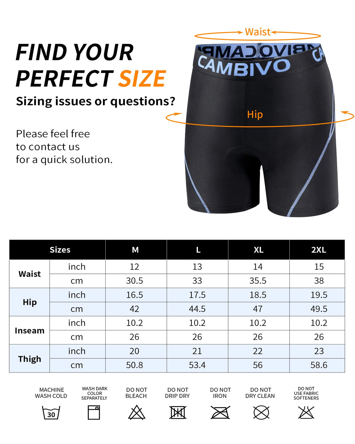 Men’s 3D-Padded Quick-Dry Cycling Shorts