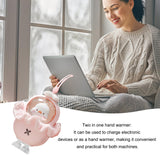 Electric Hand Warmer - 1200 mAh Compact and Rechargeable Warmer for Hands - Outdoor Warming Products for Working, Home, Studying, Traveling, Camping