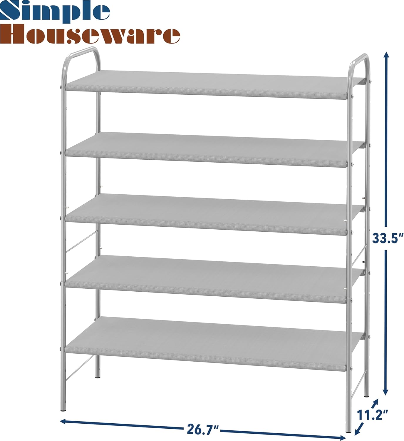 5-Tier Shoe Rack Storage Organiser
