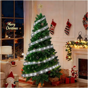 Pop-Up Artificial Christmas Tree with 10 m LED Lights