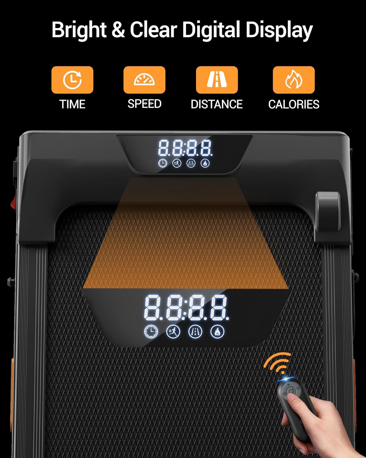LONTEK 2.5HP Walking Pad with 16% Manual Incline