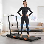 5 in 1 Vibration Walking Pad Treadmill 18% Incline 14km/h Vibrating Machine Plate APP Control Full Size Under Desk Electric Compact Portable Jogging Running Shock Absorption Non-Slip Low Noise