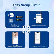 NFC & QR Smart Pet ID Tag – 6 Colours