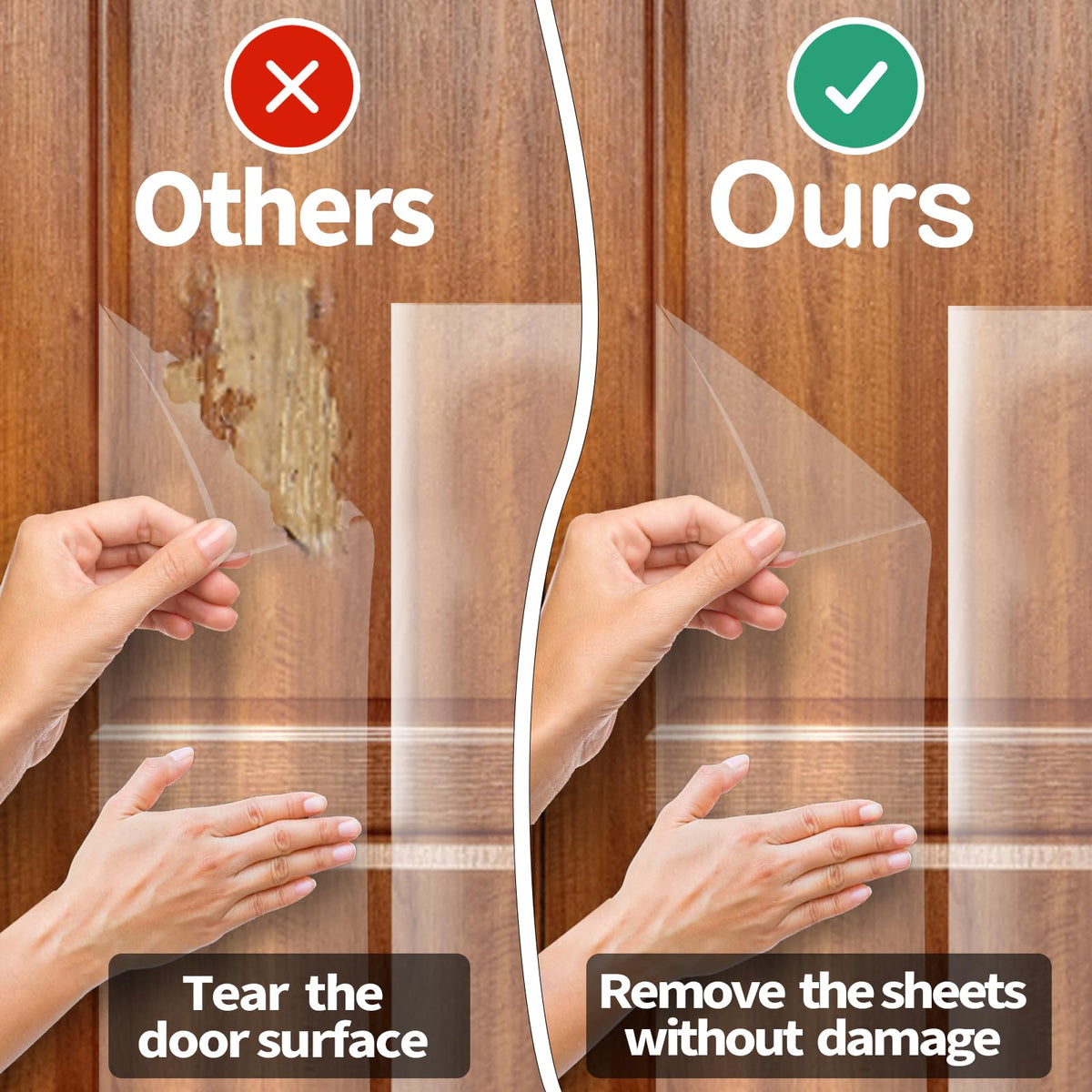 Clear Cut-to-Size Vinyl Door & Furniture Scratch Guard